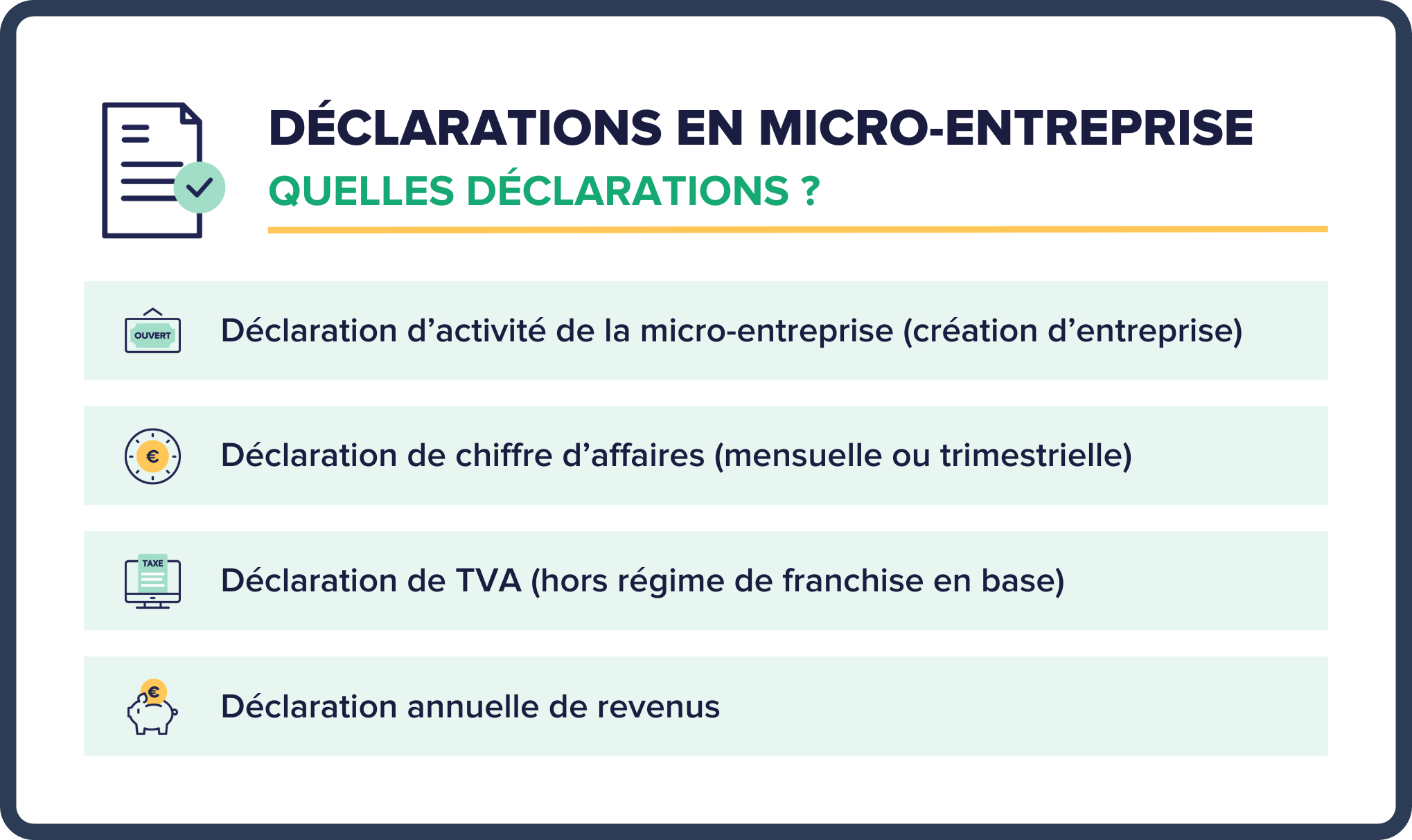 comment faire sa declaration micro entreprise